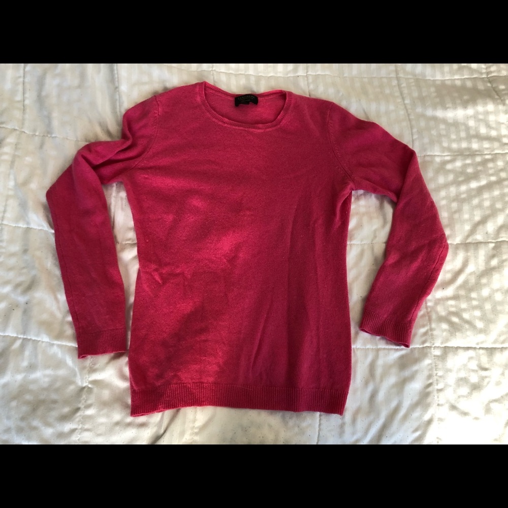 Pink cashmere sweater